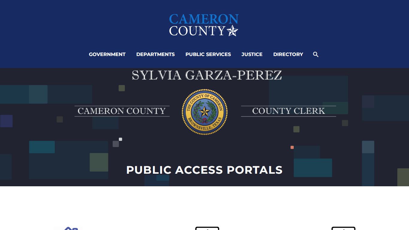 Public Access Portals - Cameron County
